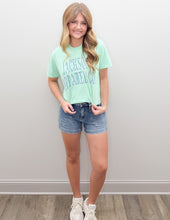 Load image into Gallery viewer, JAC's Cabana Stripes Logo SS Tee