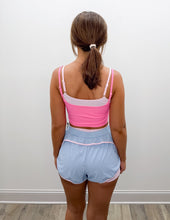 Load image into Gallery viewer, Last Time I Checked Double Layered Tank Top in Hot Pink Combo