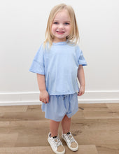 Load image into Gallery viewer, Local Girl Youth Boxy Crop SS Tee in Periwinkle