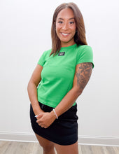 Load image into Gallery viewer, Lulu Mac Baby Doll SS Top in Green