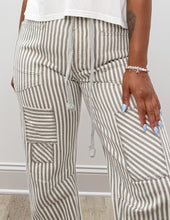 Load image into Gallery viewer, Y'all Know Now Washed Vintage Rope String Pants in Grey