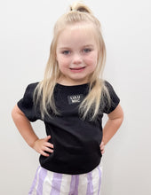 Load image into Gallery viewer, Lulu Mac Youth Kids Baby Doll Top in Black