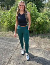 Load image into Gallery viewer, When You're Not Next to Me Joggers Forest Green