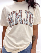 Load image into Gallery viewer, Addyson Nicole Company WWJD Camo Print in Ivory