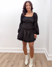 Load image into Gallery viewer, Nothing But Trouble Square Neck LS Dress