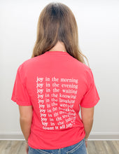 Load image into Gallery viewer, Count It All Joy SS Tee in Cherry Red