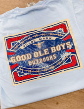 Load image into Gallery viewer, Good Ole Boys Outdoors Match Box Vintage SS Tee Chambray