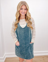Load image into Gallery viewer, Mistakes Corduroy Pinafore Overall Dress