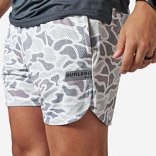 Load image into Gallery viewer, Burlebo Mesh Training Shorts in White Camo