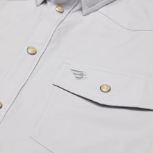 Load image into Gallery viewer, Burlebo Performance Western Shirt in Light Grey