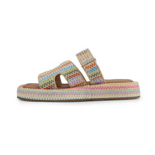 Load image into Gallery viewer, Vintage Havana Oliva Woven Flatform Sandal