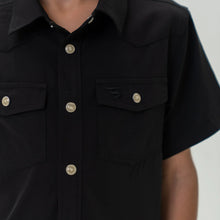 Load image into Gallery viewer, Burlebo Youth Performance Western Shirt in Black