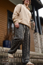 Load image into Gallery viewer, Local Boy Pajama Pants in Dark Olive Dog &amp; Moon