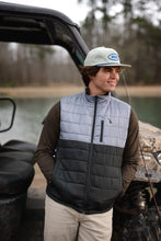 Load image into Gallery viewer, Local Boy Duck Down Reversible Vest in Localflage Bluff