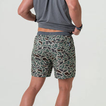 Load image into Gallery viewer, Burlebo 7" Athletic Shorts in Retro Duck Camo