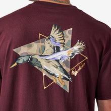 Load image into Gallery viewer, Burlebo Pintail Triangle Duck SS Tee in Maroon