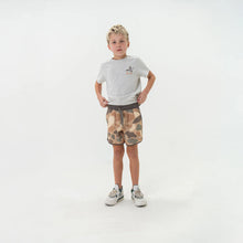 Load image into Gallery viewer, Burlebo Youth Swim Trunks in Jumbo Pintail Camo