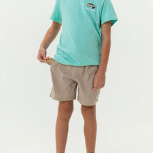 Load image into Gallery viewer, Burlebo Youth Athletic Shorts in Heather Khaki