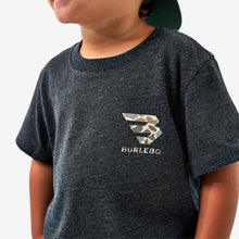 Load image into Gallery viewer, Burlebo Youth Classic Deer Camo Signature Logo SS Tee