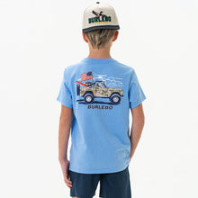 Load image into Gallery viewer, Burlebo Youth Camo Beach Cruiser SS Tee