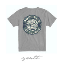 Load image into Gallery viewer, Southern Fried Cotton Youth Old School Fish Camo SS Tee