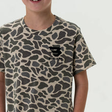 Load image into Gallery viewer, Burlebo Youth Flying B SS Tee in Classic Deer Camo
