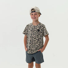 Load image into Gallery viewer, Burlebo Youth Flying B SS Tee in Classic Deer Camo