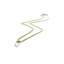 Load image into Gallery viewer, Erin Gray 14k Gold Filled Baby Bliss Luxe Cross Necklace