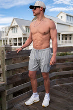 Load image into Gallery viewer, Burlebo 5.5" Light Grey Athletic Shorts