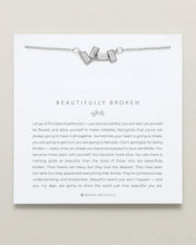 Load image into Gallery viewer, Bryan Anthonys Beautifully Broken Dainty Necklace Silver