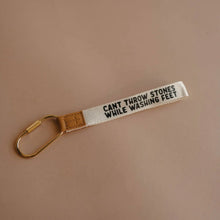 Load image into Gallery viewer, Dear Heart Can't Throw Stones Wristlet
