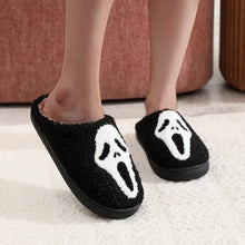 Load image into Gallery viewer, What's Your Favorite Scary Movie Ghost Face Slippers