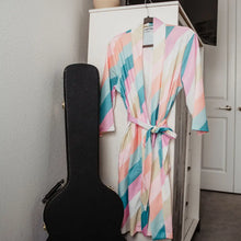 Load image into Gallery viewer, Pastel Striped Women's Robes