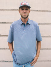 Load image into Gallery viewer, Southern Shirt Men's Russell Stripe Performance Polo
