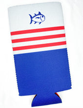 Load image into Gallery viewer, Southern Tide Americana Tall Boy Can Cooler